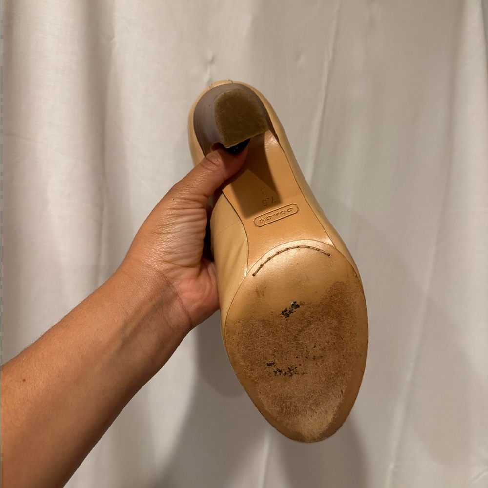 Coach Elegant Tan Women's Pumps - Picture 8 of 9